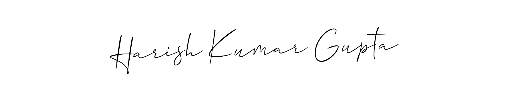 Once you've used our free online signature maker to create your best signature Allison_Script style, it's time to enjoy all of the benefits that Harish Kumar Gupta name signing documents. Harish Kumar Gupta signature style 2 images and pictures png