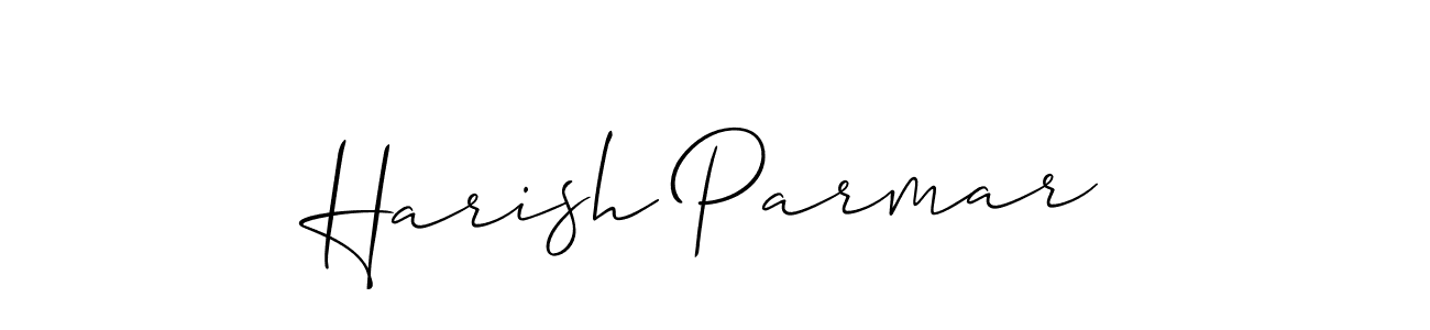 The best way (Allison_Script) to make a short signature is to pick only two or three words in your name. The name Harish Parmar include a total of six letters. For converting this name. Harish Parmar signature style 2 images and pictures png