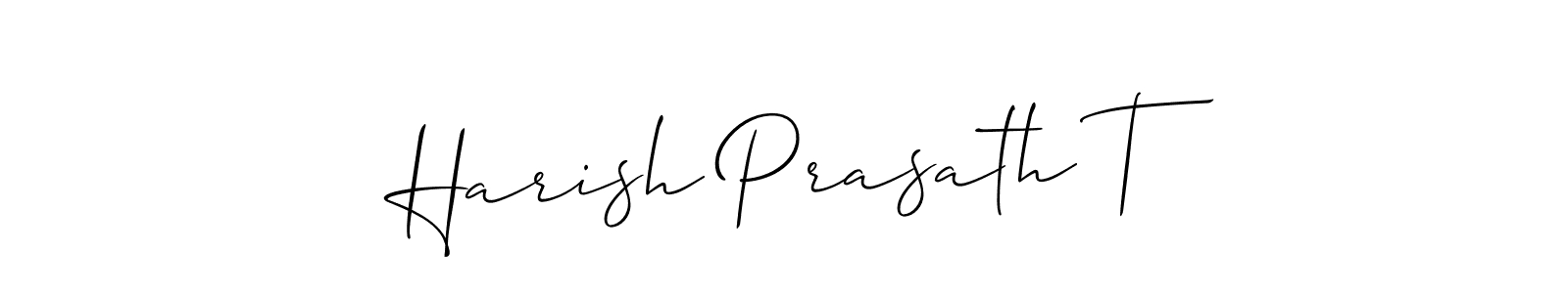 It looks lik you need a new signature style for name Harish Prasath T. Design unique handwritten (Allison_Script) signature with our free signature maker in just a few clicks. Harish Prasath T signature style 2 images and pictures png