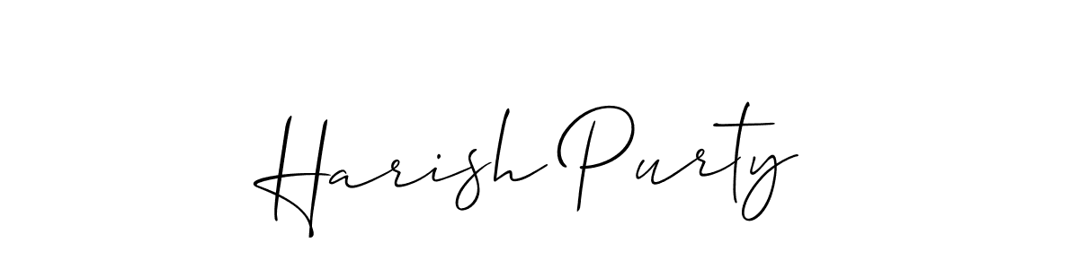 Check out images of Autograph of Harish Purty name. Actor Harish Purty Signature Style. Allison_Script is a professional sign style online. Harish Purty signature style 2 images and pictures png