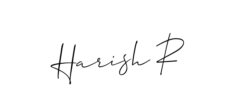 Once you've used our free online signature maker to create your best signature Allison_Script style, it's time to enjoy all of the benefits that Harish R name signing documents. Harish R signature style 2 images and pictures png