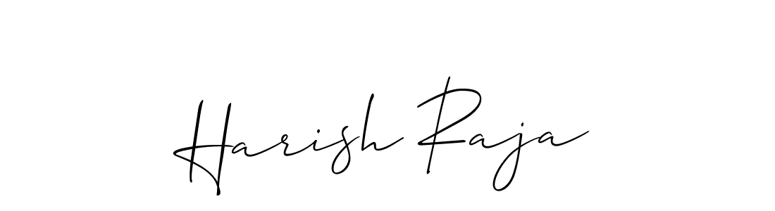 You should practise on your own different ways (Allison_Script) to write your name (Harish Raja) in signature. don't let someone else do it for you. Harish Raja signature style 2 images and pictures png