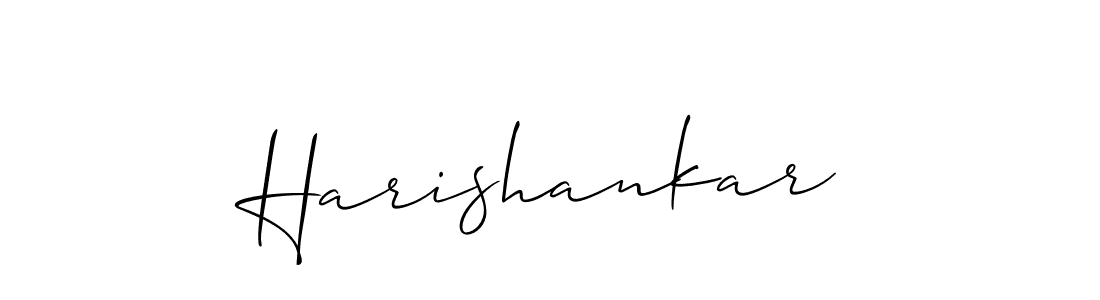 Create a beautiful signature design for name Harishankar. With this signature (Allison_Script) fonts, you can make a handwritten signature for free. Harishankar signature style 2 images and pictures png