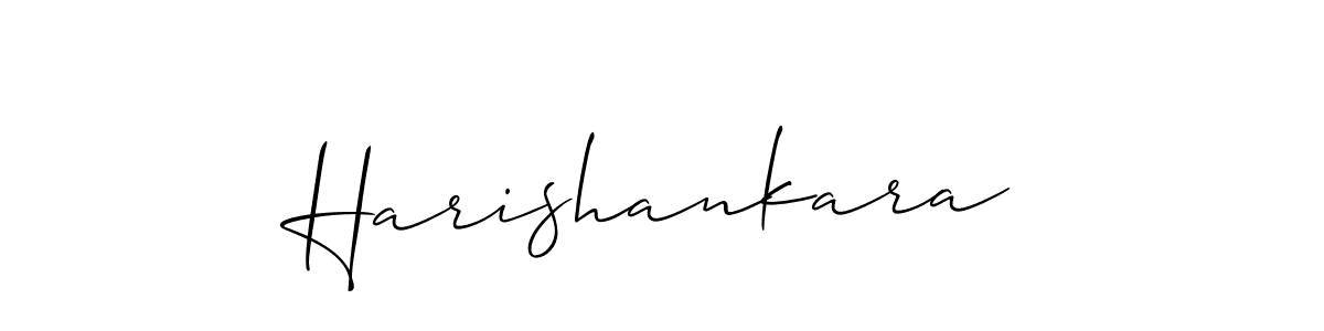 It looks lik you need a new signature style for name Harishankara. Design unique handwritten (Allison_Script) signature with our free signature maker in just a few clicks. Harishankara signature style 2 images and pictures png