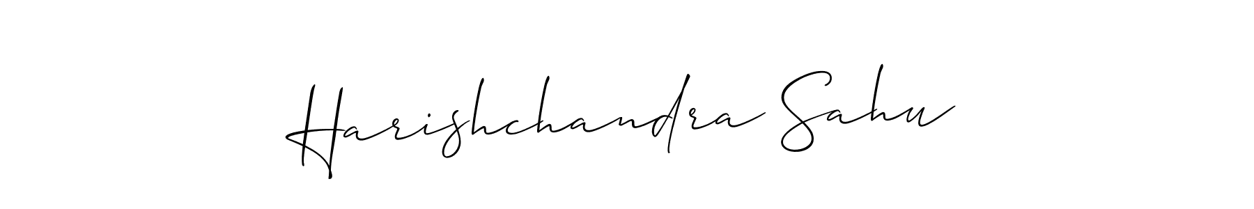 It looks lik you need a new signature style for name Harishchandra Sahu. Design unique handwritten (Allison_Script) signature with our free signature maker in just a few clicks. Harishchandra Sahu signature style 2 images and pictures png