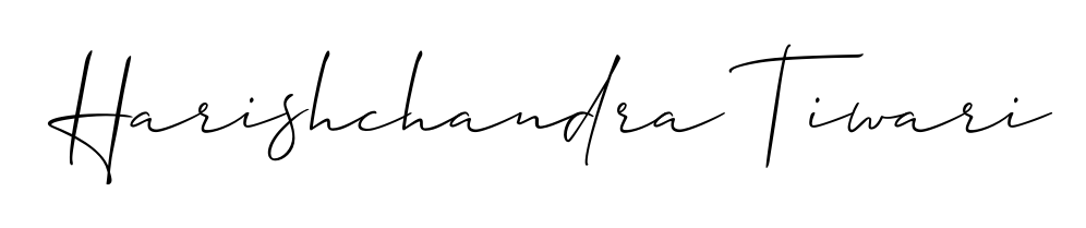Also we have Harishchandra Tiwari name is the best signature style. Create professional handwritten signature collection using Allison_Script autograph style. Harishchandra Tiwari signature style 2 images and pictures png
