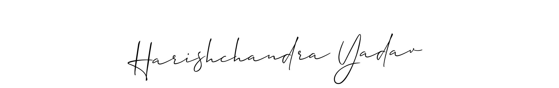 if you are searching for the best signature style for your name Harishchandra Yadav. so please give up your signature search. here we have designed multiple signature styles  using Allison_Script. Harishchandra Yadav signature style 2 images and pictures png