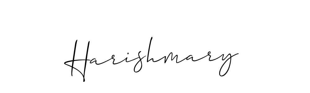 It looks lik you need a new signature style for name Harishmary. Design unique handwritten (Allison_Script) signature with our free signature maker in just a few clicks. Harishmary signature style 2 images and pictures png