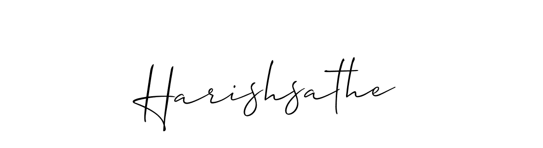 Harishsathe stylish signature style. Best Handwritten Sign (Allison_Script) for my name. Handwritten Signature Collection Ideas for my name Harishsathe. Harishsathe signature style 2 images and pictures png