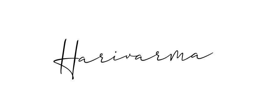 You should practise on your own different ways (Allison_Script) to write your name (Harivarma) in signature. don't let someone else do it for you. Harivarma signature style 2 images and pictures png