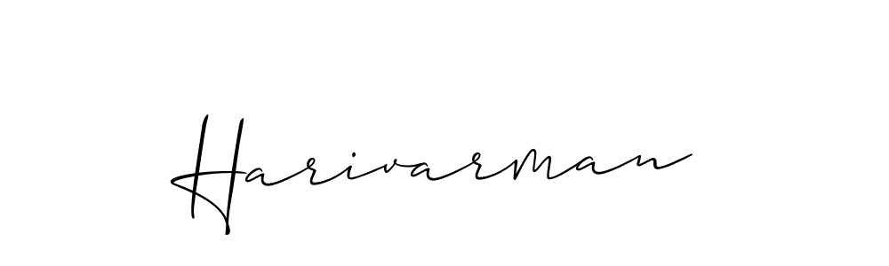 Best and Professional Signature Style for Harivarman. Allison_Script Best Signature Style Collection. Harivarman signature style 2 images and pictures png