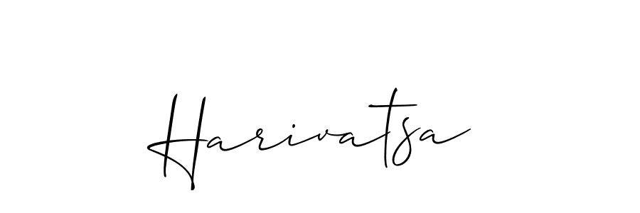 Once you've used our free online signature maker to create your best signature Allison_Script style, it's time to enjoy all of the benefits that Harivatsa name signing documents. Harivatsa signature style 2 images and pictures png