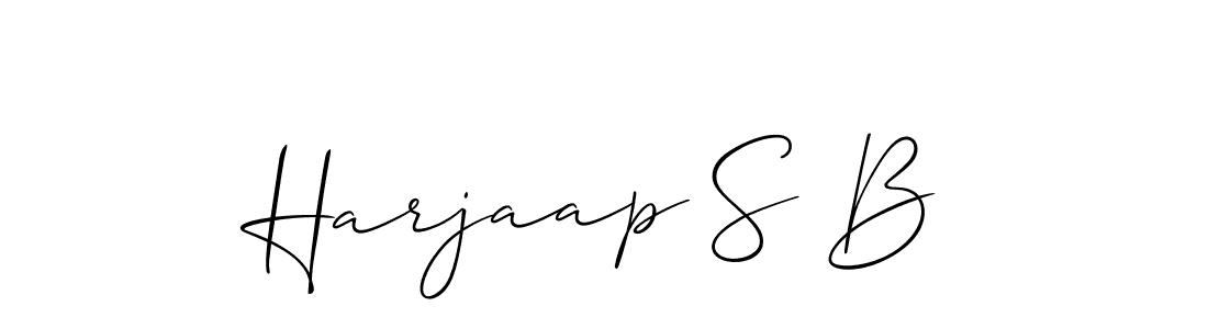 How to Draw Harjaap S B signature style? Allison_Script is a latest design signature styles for name Harjaap S B. Harjaap S B signature style 2 images and pictures png