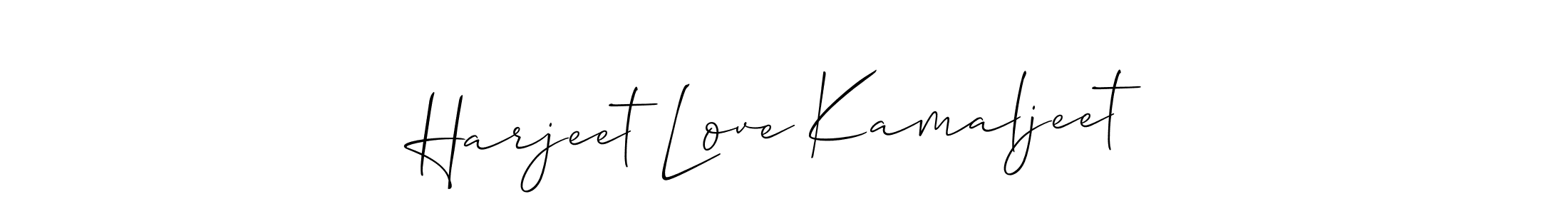 Check out images of Autograph of Harjeet Love Kamaljeet name. Actor Harjeet Love Kamaljeet Signature Style. Allison_Script is a professional sign style online. Harjeet Love Kamaljeet signature style 2 images and pictures png