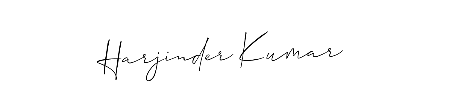 Make a short Harjinder Kumar signature style. Manage your documents anywhere anytime using Allison_Script. Create and add eSignatures, submit forms, share and send files easily. Harjinder Kumar signature style 2 images and pictures png