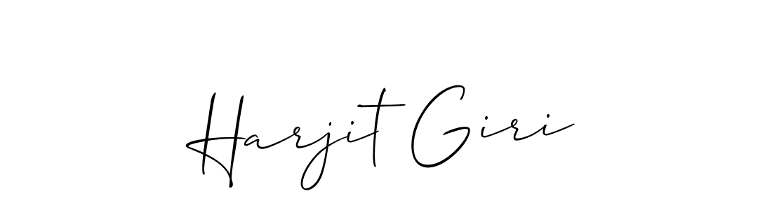 It looks lik you need a new signature style for name Harjit Giri. Design unique handwritten (Allison_Script) signature with our free signature maker in just a few clicks. Harjit Giri signature style 2 images and pictures png
