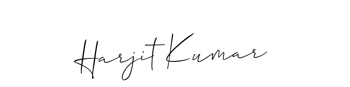 How to Draw Harjit Kumar signature style? Allison_Script is a latest design signature styles for name Harjit Kumar. Harjit Kumar signature style 2 images and pictures png