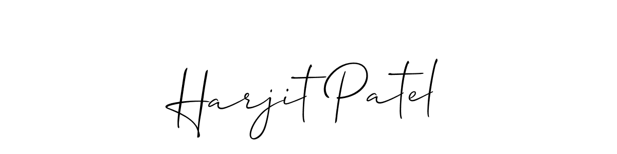 How to Draw Harjit Patel signature style? Allison_Script is a latest design signature styles for name Harjit Patel. Harjit Patel signature style 2 images and pictures png