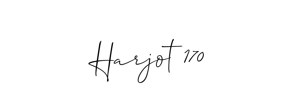 Harjot 170 stylish signature style. Best Handwritten Sign (Allison_Script) for my name. Handwritten Signature Collection Ideas for my name Harjot 170. Harjot 170 signature style 2 images and pictures png