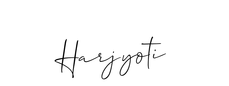 How to Draw Harjyoti signature style? Allison_Script is a latest design signature styles for name Harjyoti. Harjyoti signature style 2 images and pictures png