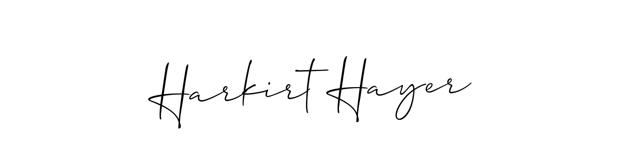 This is the best signature style for the Harkirt Hayer name. Also you like these signature font (Allison_Script). Mix name signature. Harkirt Hayer signature style 2 images and pictures png