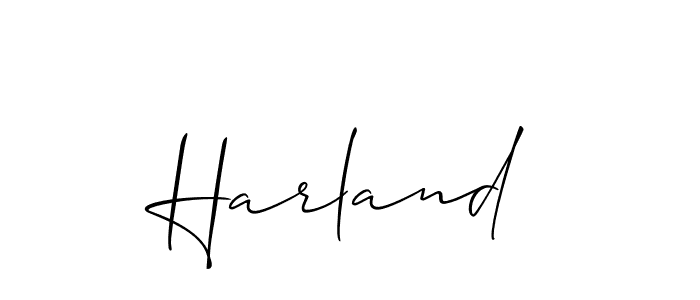 This is the best signature style for the Harland name. Also you like these signature font (Allison_Script). Mix name signature. Harland signature style 2 images and pictures png