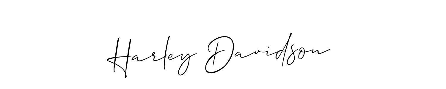 Best and Professional Signature Style for Harley Davidson. Allison_Script Best Signature Style Collection. Harley Davidson signature style 2 images and pictures png