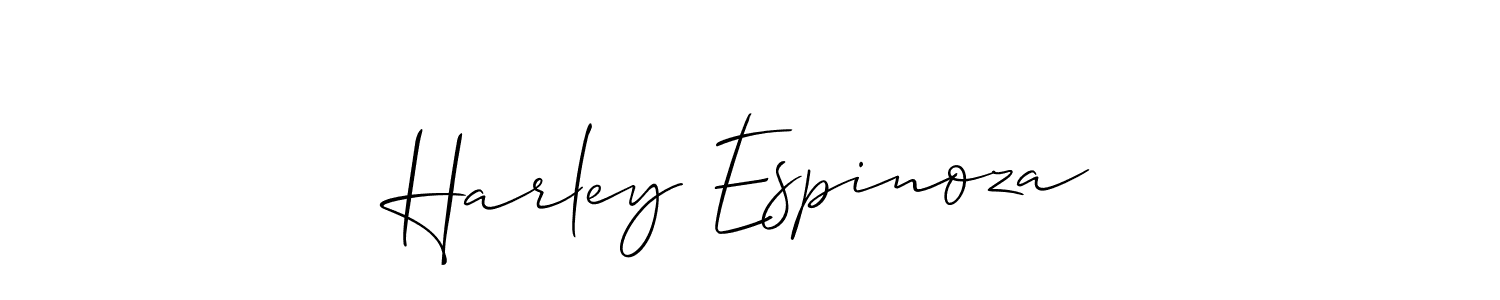 This is the best signature style for the Harley Espinoza name. Also you like these signature font (Allison_Script). Mix name signature. Harley Espinoza signature style 2 images and pictures png