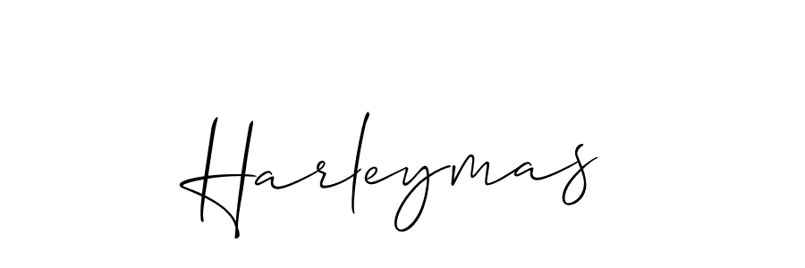 Create a beautiful signature design for name Harleymas. With this signature (Allison_Script) fonts, you can make a handwritten signature for free. Harleymas signature style 2 images and pictures png