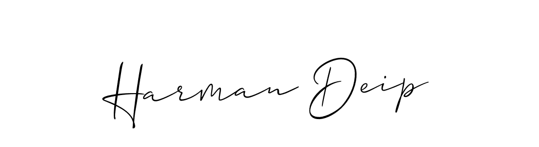 How to Draw Harman Deip signature style? Allison_Script is a latest design signature styles for name Harman Deip. Harman Deip signature style 2 images and pictures png