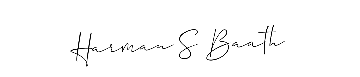 See photos of Harman S Baath official signature by Spectra . Check more albums & portfolios. Read reviews & check more about Allison_Script font. Harman S Baath signature style 2 images and pictures png