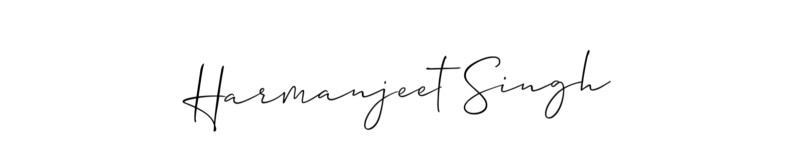 This is the best signature style for the Harmanjeet Singh name. Also you like these signature font (Allison_Script). Mix name signature. Harmanjeet Singh signature style 2 images and pictures png