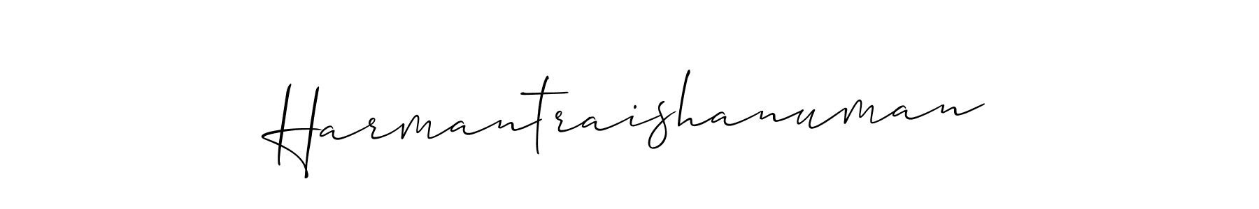Make a short Harmantraishanuman signature style. Manage your documents anywhere anytime using Allison_Script. Create and add eSignatures, submit forms, share and send files easily. Harmantraishanuman signature style 2 images and pictures png