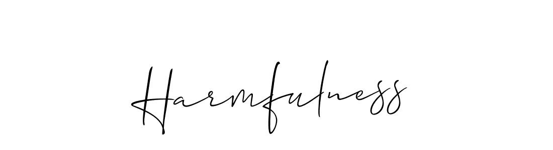 Make a beautiful signature design for name Harmfulness. Use this online signature maker to create a handwritten signature for free. Harmfulness signature style 2 images and pictures png