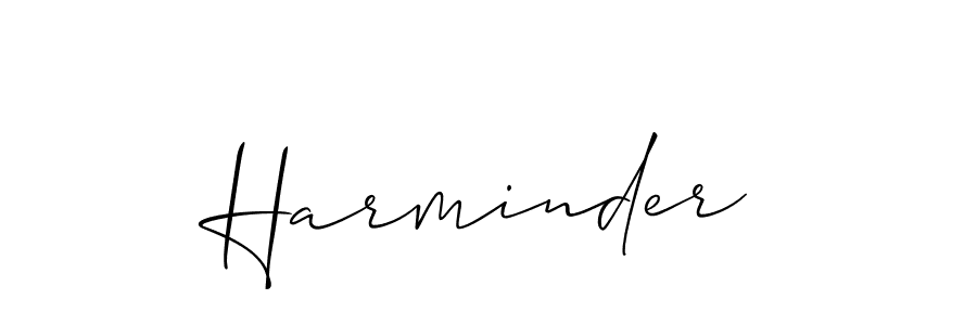Use a signature maker to create a handwritten signature online. With this signature software, you can design (Allison_Script) your own signature for name Harminder. Harminder signature style 2 images and pictures png