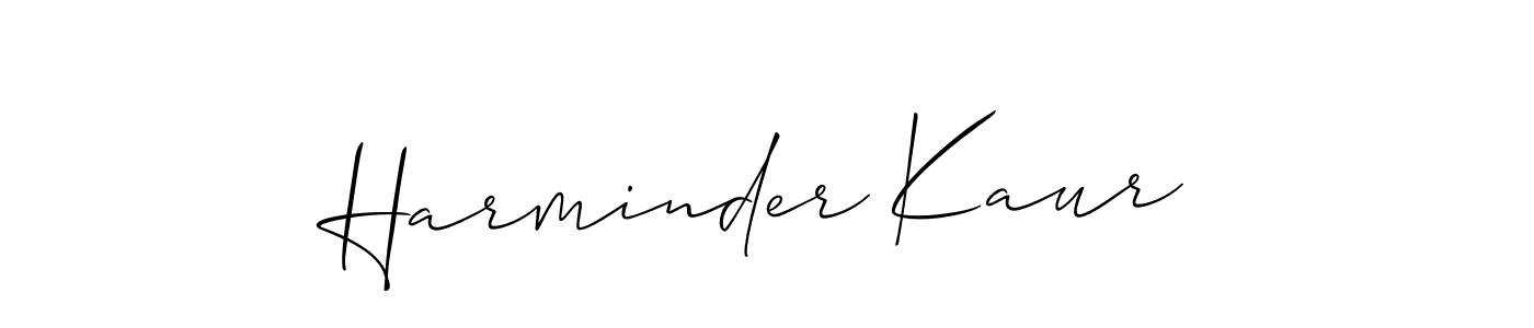 Use a signature maker to create a handwritten signature online. With this signature software, you can design (Allison_Script) your own signature for name Harminder Kaur. Harminder Kaur signature style 2 images and pictures png