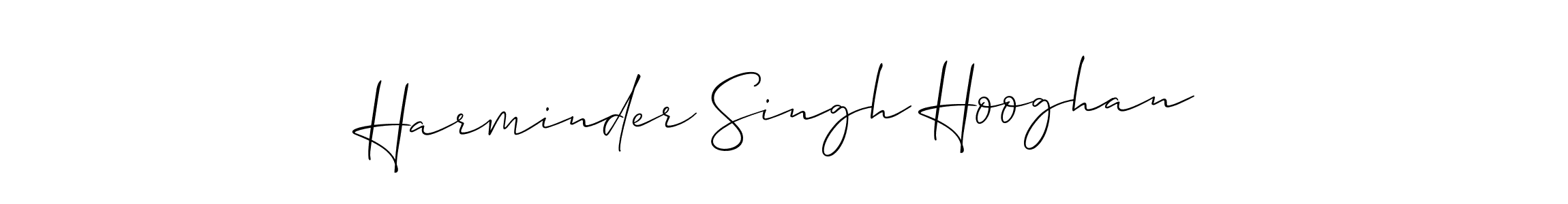 Make a beautiful signature design for name Harminder Singh Hooghan. Use this online signature maker to create a handwritten signature for free. Harminder Singh Hooghan signature style 2 images and pictures png