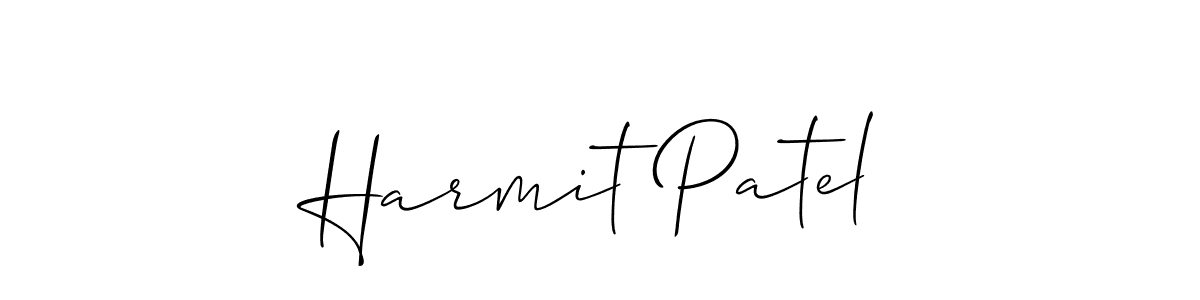 Design your own signature with our free online signature maker. With this signature software, you can create a handwritten (Allison_Script) signature for name Harmit Patel. Harmit Patel signature style 2 images and pictures png