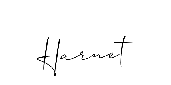 Create a beautiful signature design for name Harnet. With this signature (Allison_Script) fonts, you can make a handwritten signature for free. Harnet signature style 2 images and pictures png