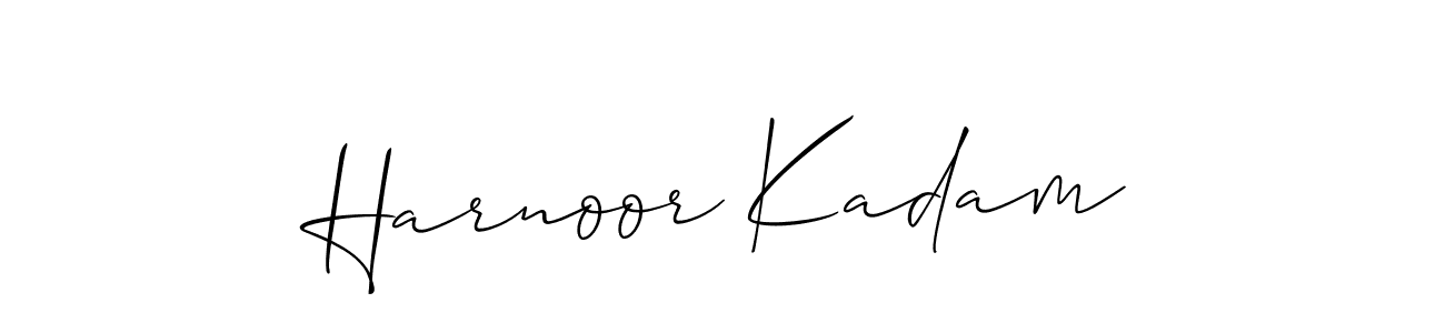 Make a beautiful signature design for name Harnoor Kadam. Use this online signature maker to create a handwritten signature for free. Harnoor Kadam signature style 2 images and pictures png