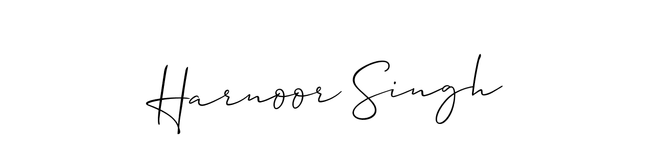 Allison_Script is a professional signature style that is perfect for those who want to add a touch of class to their signature. It is also a great choice for those who want to make their signature more unique. Get Harnoor Singh name to fancy signature for free. Harnoor Singh signature style 2 images and pictures png