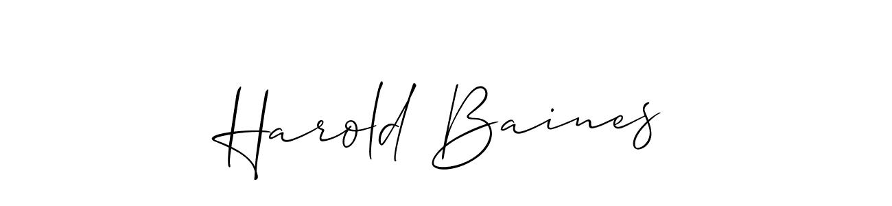 Similarly Allison_Script is the best handwritten signature design. Signature creator online .You can use it as an online autograph creator for name Harold Baines. Harold Baines signature style 2 images and pictures png