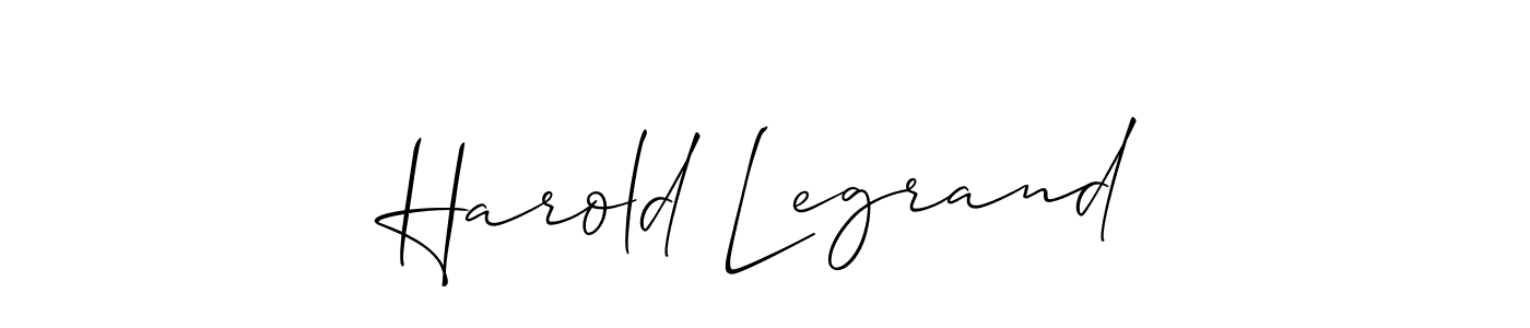 See photos of Harold Legrand official signature by Spectra . Check more albums & portfolios. Read reviews & check more about Allison_Script font. Harold Legrand signature style 2 images and pictures png