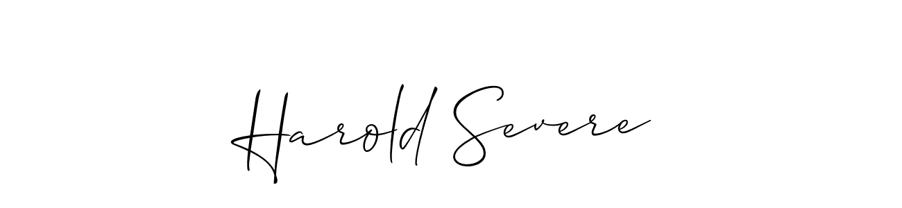 See photos of Harold Severe official signature by Spectra . Check more albums & portfolios. Read reviews & check more about Allison_Script font. Harold Severe signature style 2 images and pictures png