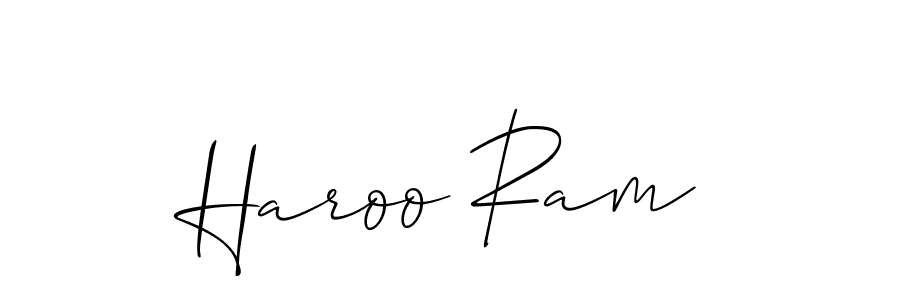 This is the best signature style for the Haroo Ram name. Also you like these signature font (Allison_Script). Mix name signature. Haroo Ram signature style 2 images and pictures png