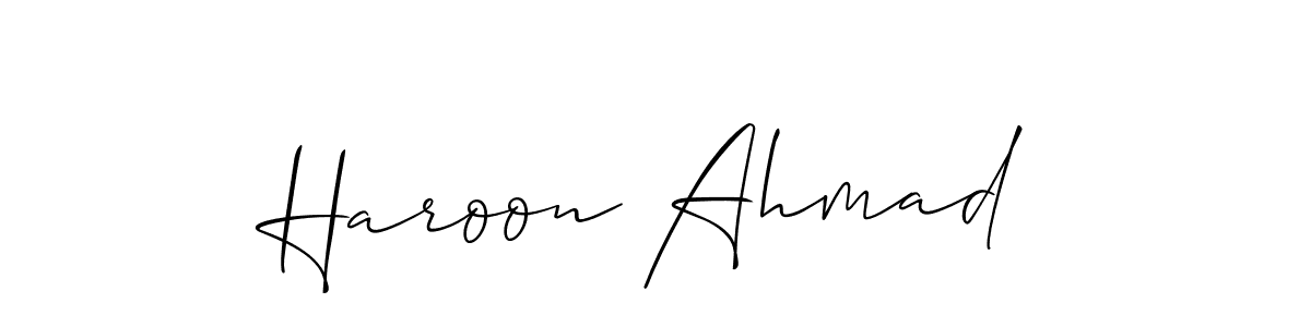 Best and Professional Signature Style for Haroon Ahmad. Allison_Script Best Signature Style Collection. Haroon Ahmad signature style 2 images and pictures png