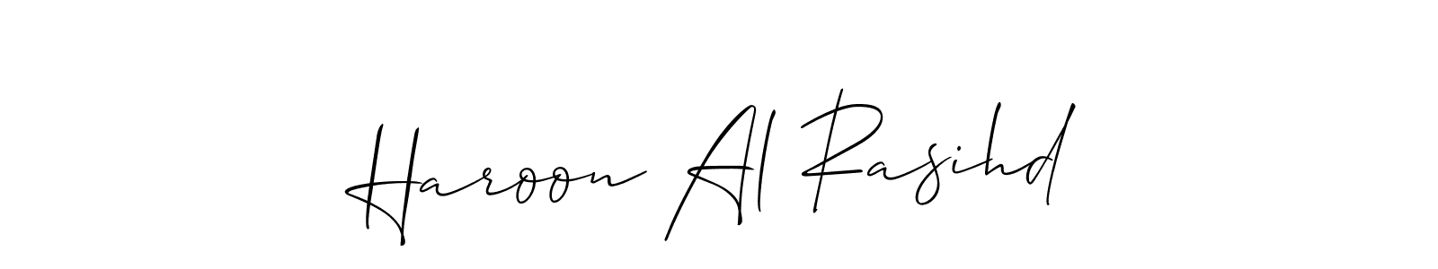 Similarly Allison_Script is the best handwritten signature design. Signature creator online .You can use it as an online autograph creator for name Haroon Al Rasihd. Haroon Al Rasihd signature style 2 images and pictures png