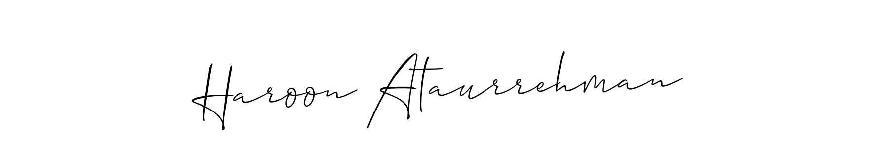 Once you've used our free online signature maker to create your best signature Allison_Script style, it's time to enjoy all of the benefits that Haroon Ataurrehman name signing documents. Haroon Ataurrehman signature style 2 images and pictures png