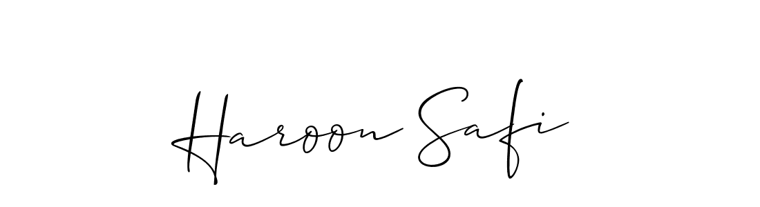 How to Draw Haroon Safi signature style? Allison_Script is a latest design signature styles for name Haroon Safi. Haroon Safi signature style 2 images and pictures png