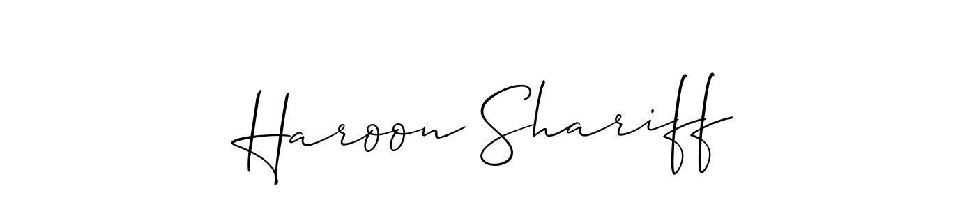 Here are the top 10 professional signature styles for the name Haroon Shariff. These are the best autograph styles you can use for your name. Haroon Shariff signature style 2 images and pictures png